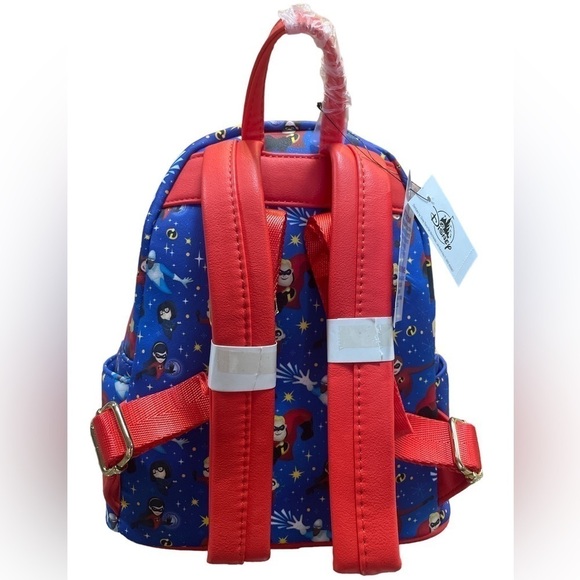 Loungefly NWT Disney Parks The Incredibles Backpack Absolutely Beautiful Purse! main image 7
